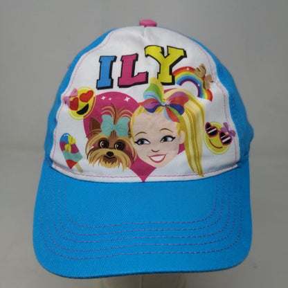 Nickelodeon Girl's JoJo Siwa Strapback Hat Multicolor OSFM Graphic Logo Dog 2020