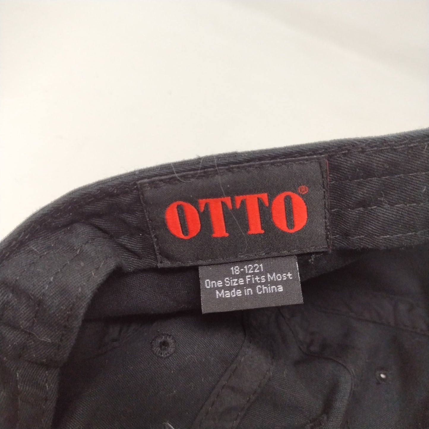 Otto Centerpoint Brewing Company Slideback Hat Black OSFM Embroidered Logo