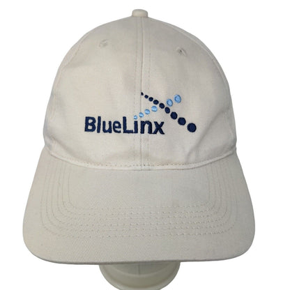 BlueLinx Men's Slideback Hat Tan Adjustable Embroidered Logo Tech