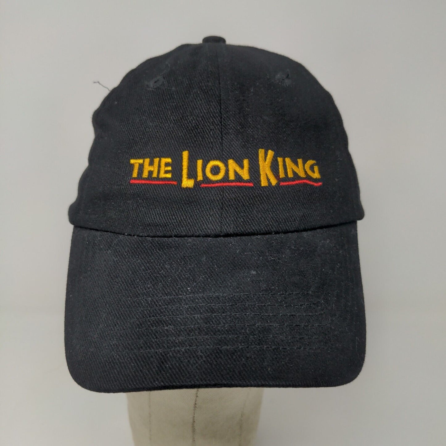 The Lion King Broadway Musical Show VIP Slideback Cap Hat Black Adjustable