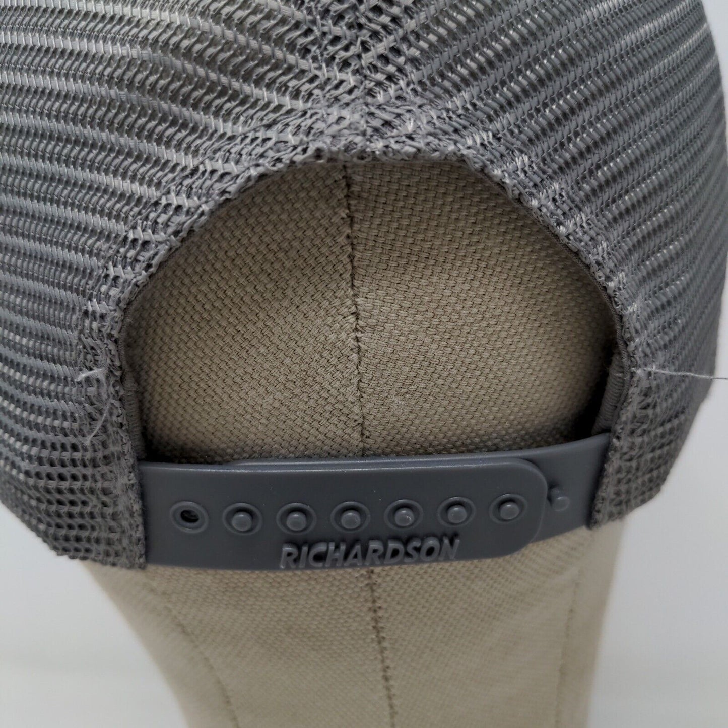 Blue Star Redi Mix Richardson Style 111 Gray White Hat Size MD / LG Snapback