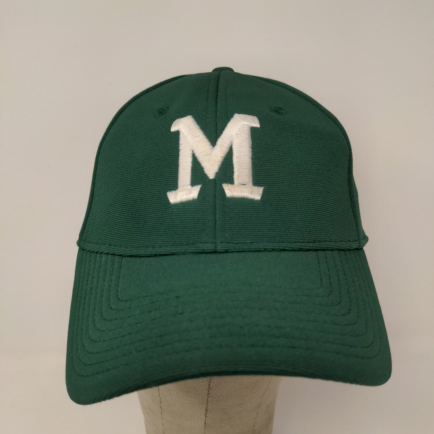 Outdoor Cap MVP ProFlex Fitted Hat Size M/L Green Embroidered M Logo