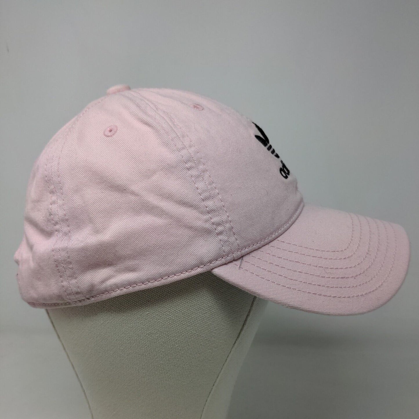 Adidas Women's Slideback Hat Pink Size OSFA Embroidered Trefoil Logo 100% Cotton