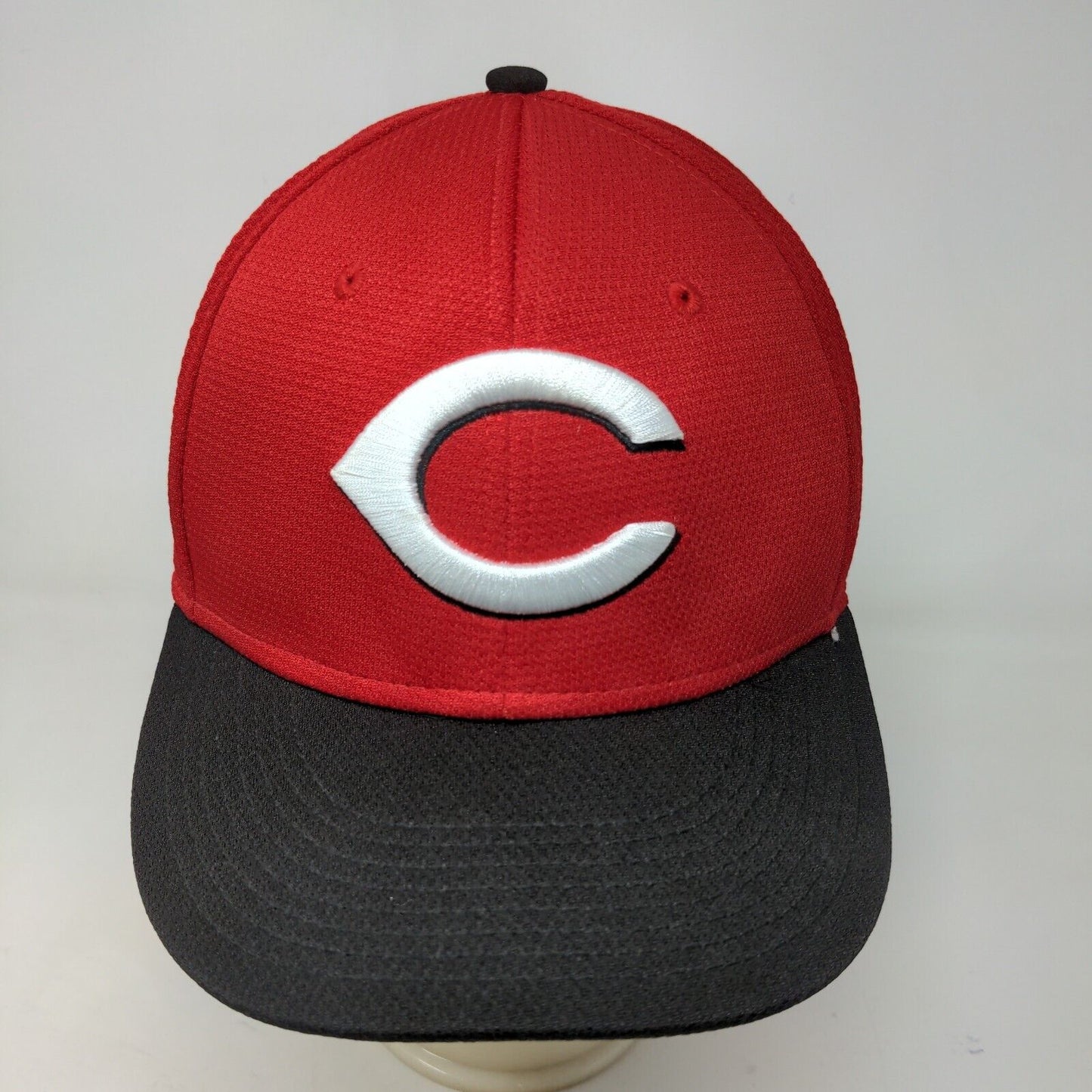 OC Sports Men's Team MLB Cincinnati Reds Strapback Hat Red Size OSFM Logo