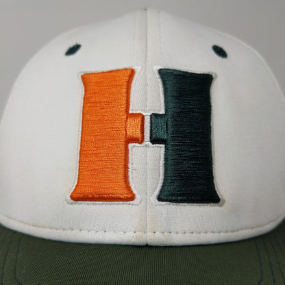 Pukka Brand Performance Wick Hat  Embroidered H Logo White Green