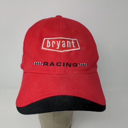 Bryant Racing Mens Indy 500 2018 Strapback Hat Red Adjustable Embroidered Logo