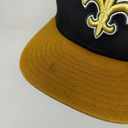NFL New Orleans Saints Football Black Gold Snapback Hat Cap New Era 59Fifty ADJ