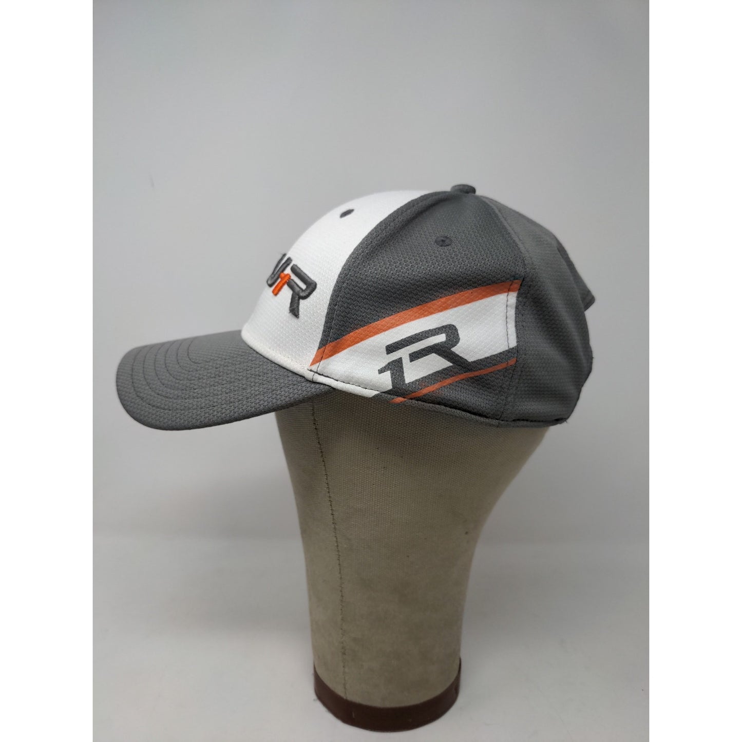 Taylormade Your1 1R OSFA Slideback Golf Hat White & Gray Slideback