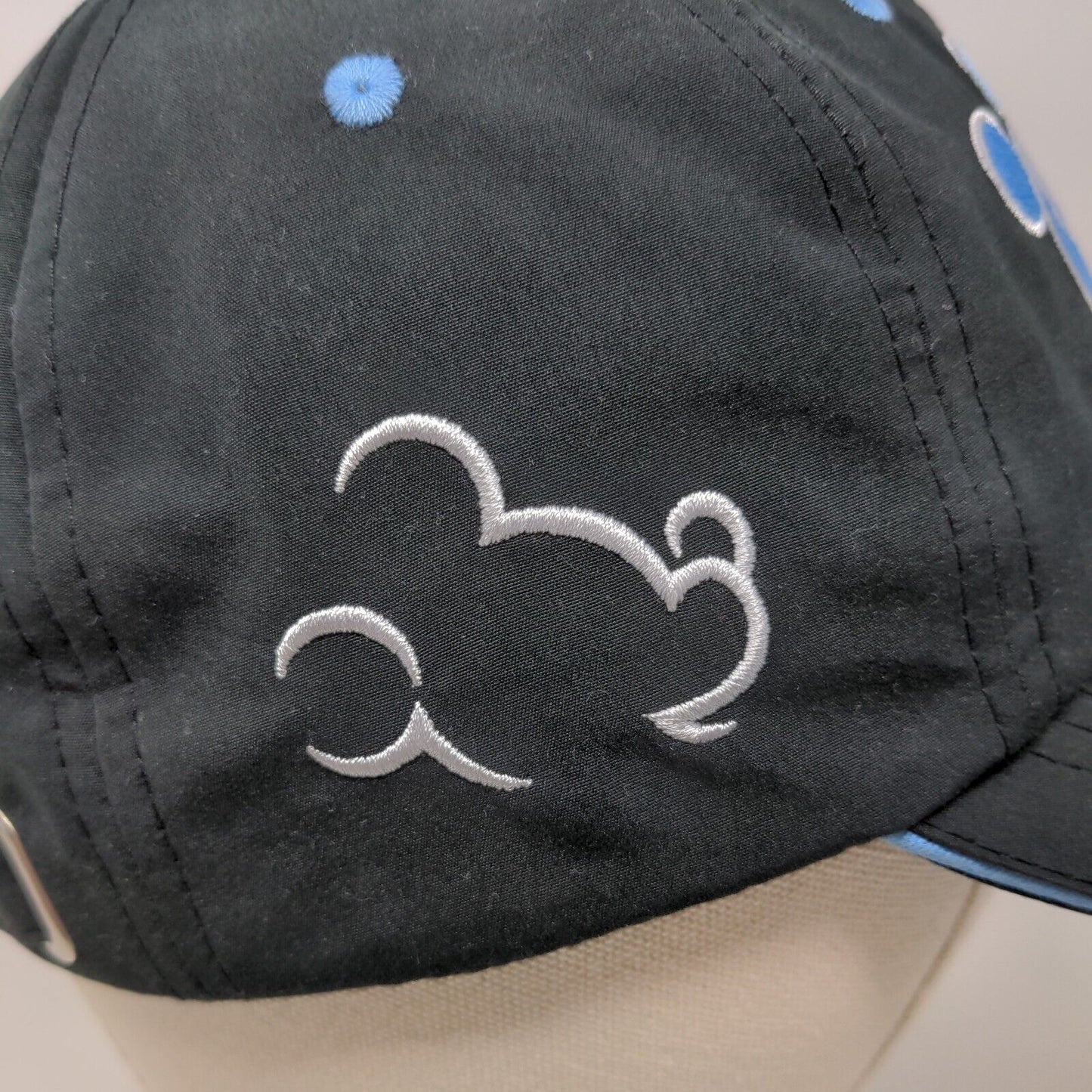 Disney Vacation Club Men's Slideback Hat Black Adjustable Embroidered Logo