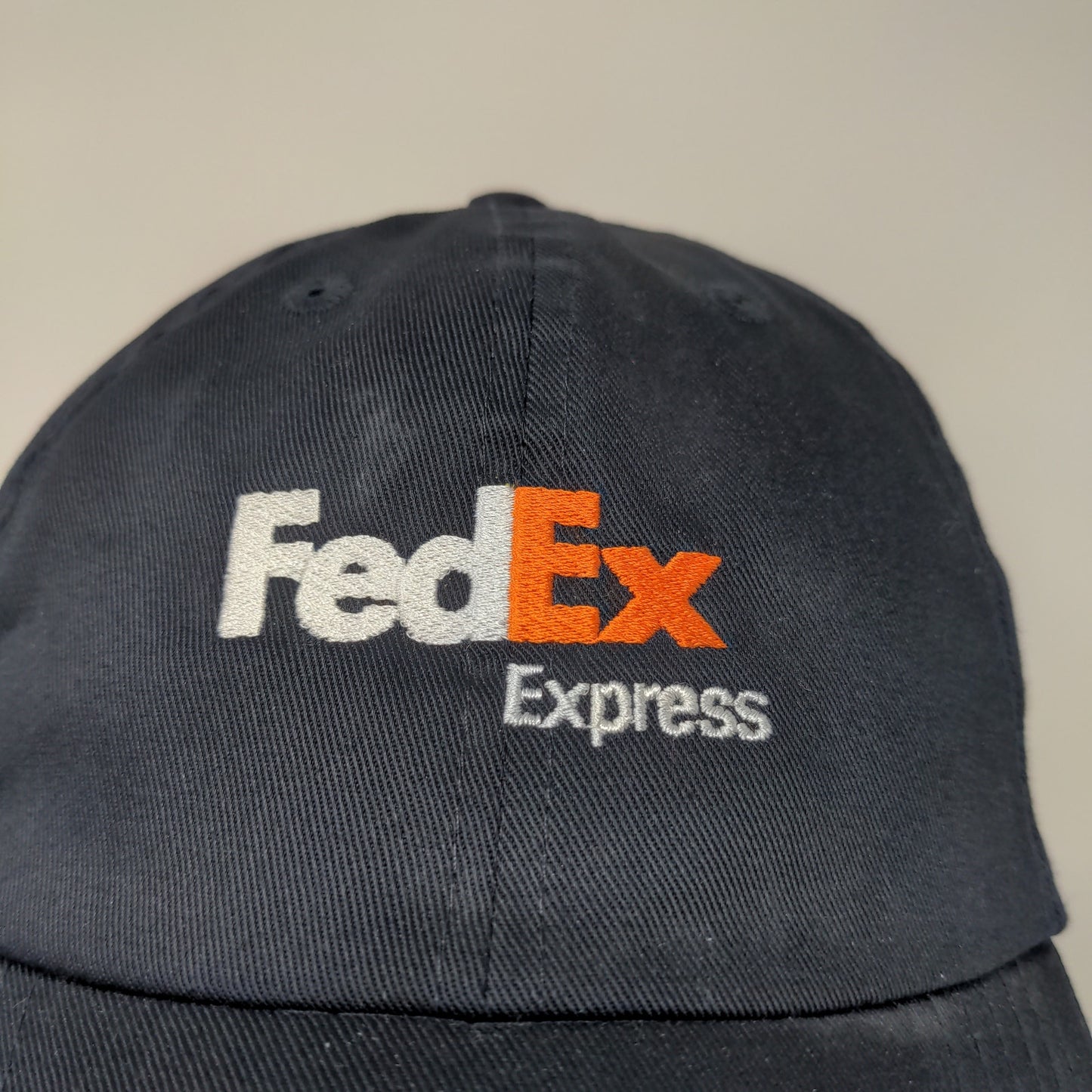 VF Imagewear FedEx Express Slideback Uniform Hat Blue RG-RG Embroidered Logo