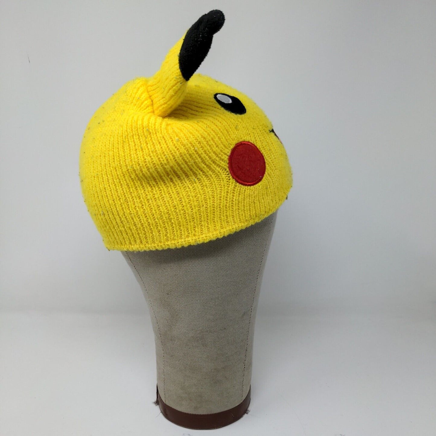 Adult Pokemon Pikachu Face With Ears Beanie One Size Fits Most Official 2016