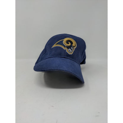 Reebok NFL Long Angeles Rams Strapback Hat OSFA Blue Embroidered Logo SEE DESC