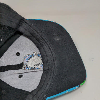 Sacred Crown Men's Snapback Hat Black OSFA Embroidered Bomb Logo Wham Boom