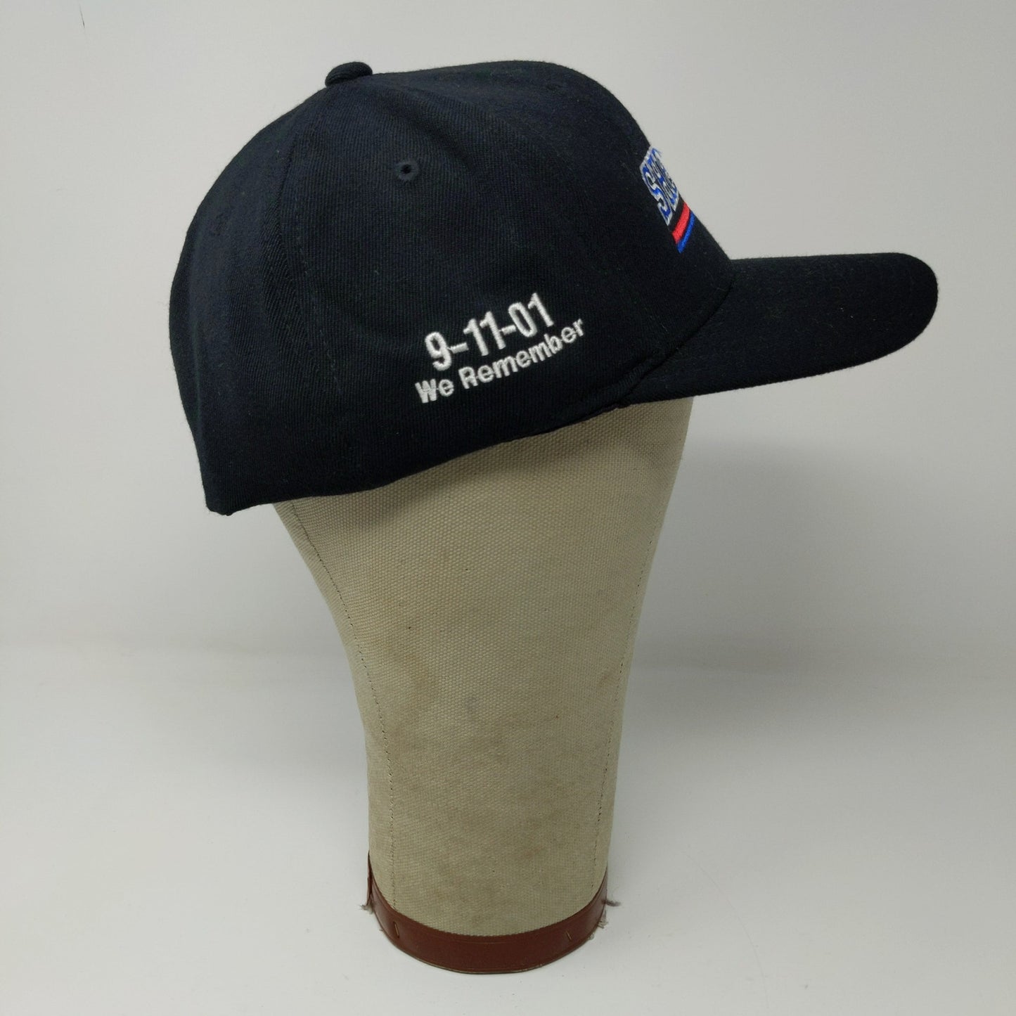 Flexfit 9/11 Memorial Sheriff Hat Patriotic American Flag Black Embroidered