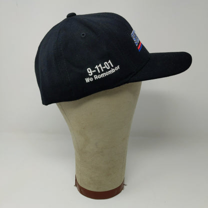 Flexfit 9/11 Memorial Sheriff Hat Patriotic American Flag Black Embroidered