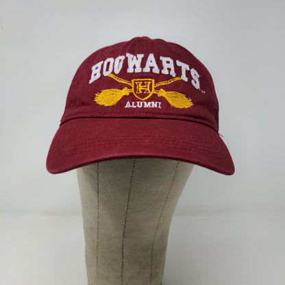 Harry Potter Men's Hogwarts Alumni Slideback Hat Red OSFM Embroidered Logo