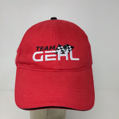 Team Gehl Men's Strapback IndyCar Series Hat Red Rahal Letterman Racing Logo
