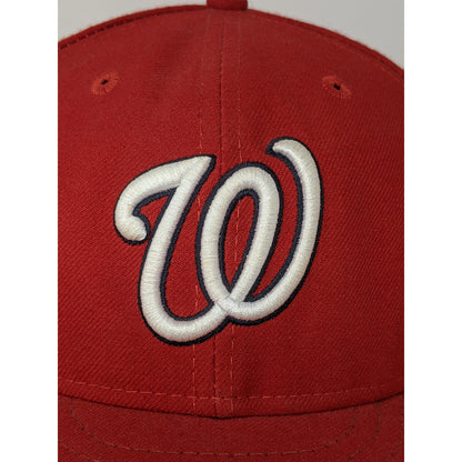 New Era 59Fifty On Field MLB Hat Cap Size 7 1/4 Washington Nationals Embroidered