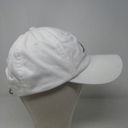 Columbia PFG Men's Strapback Hat White Size O/S Embroidered Swordfish Logo