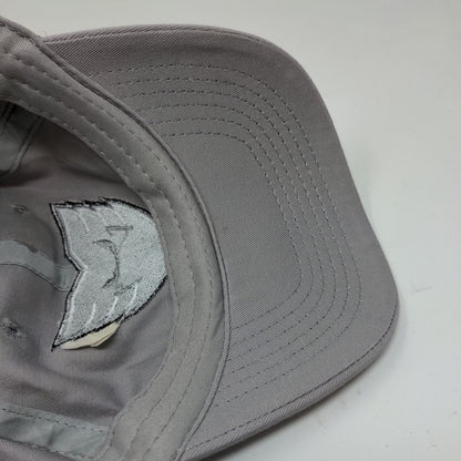 Unbranded Men's Slideback Hat Gray Adjustable 100% Cotton Embroidered Logo