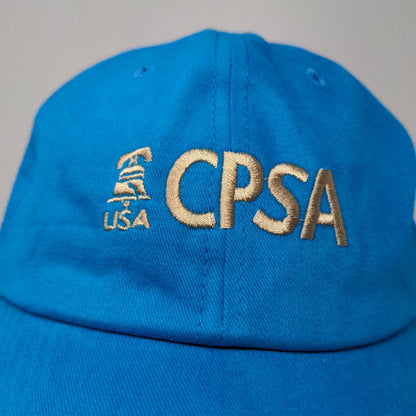 Arakawa Men's Strapback Hat CPSA Blue Adjustable Embroidered Logo