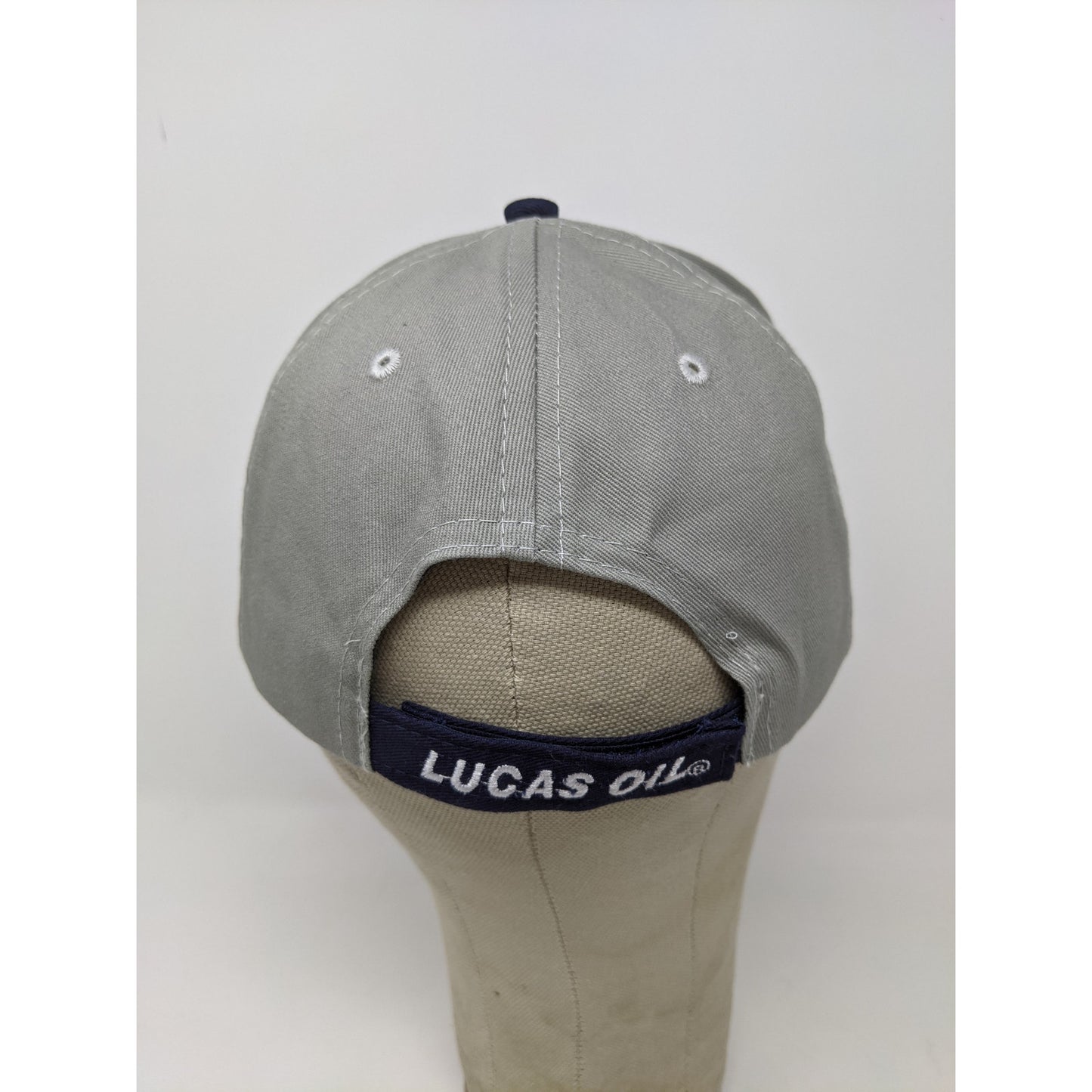 Main Gate Indiana Pacers Lucas Oil Strapback Hat Embroidered Logo Cap Gray