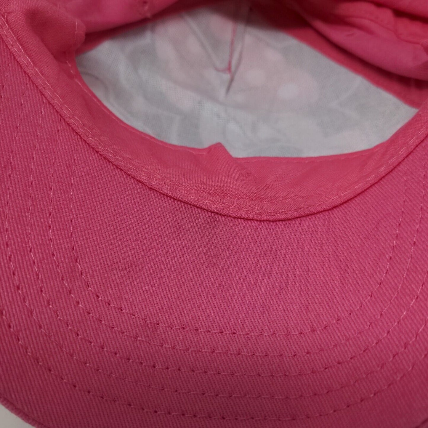 Disney Minnie Mouse Girl's Snapback Hat Pink OSFM Big Print Polyester