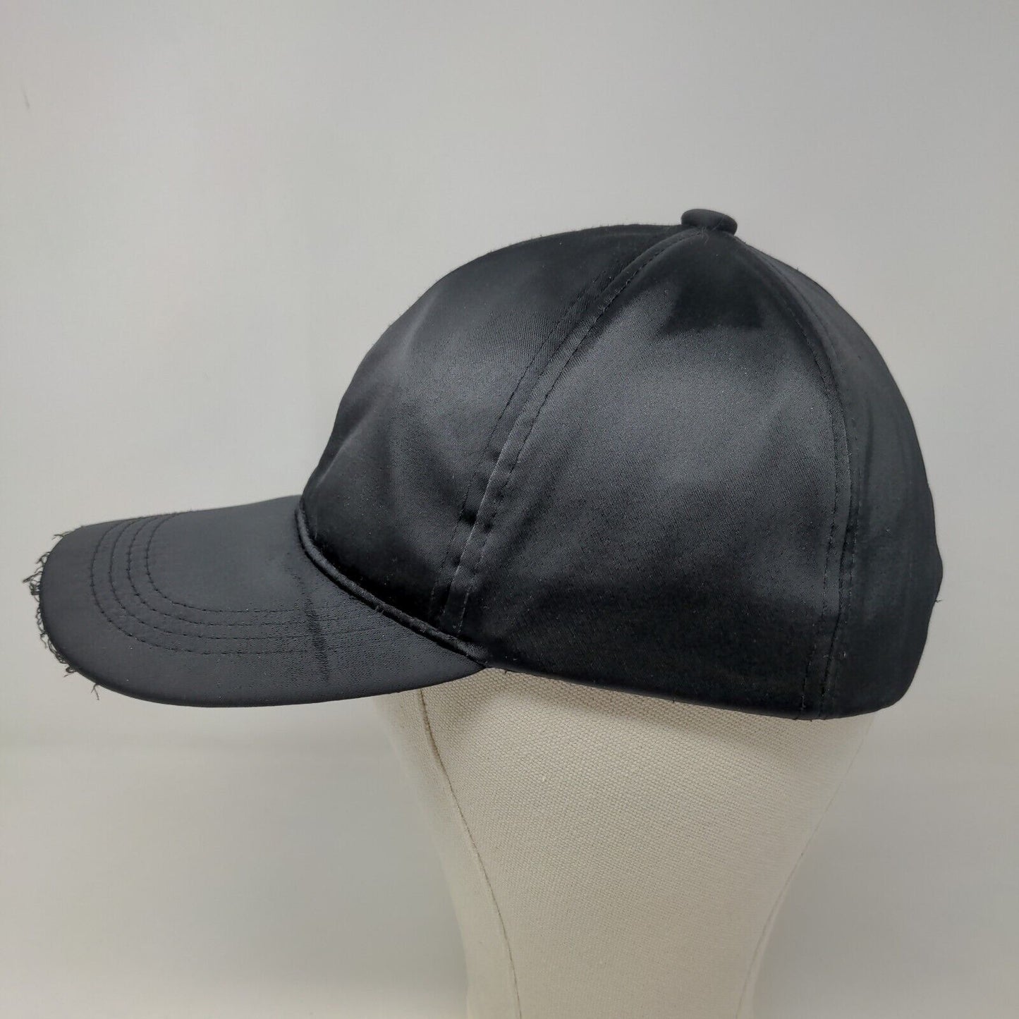 Unbranded Women's Slideback Hat Black OS 100% Polyester Adjustable Blank