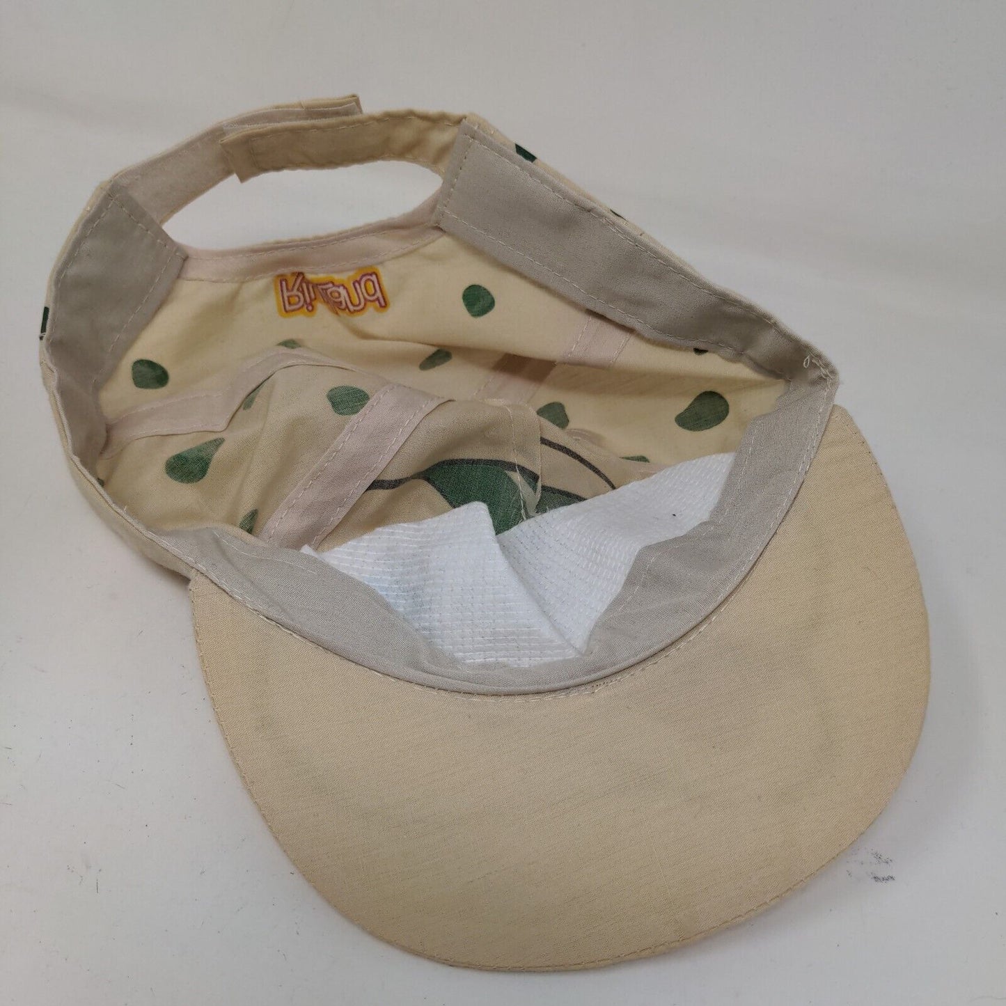 Riuland Boy's Strapback Hat Tan Adjustable Graphic Face Logo Spots