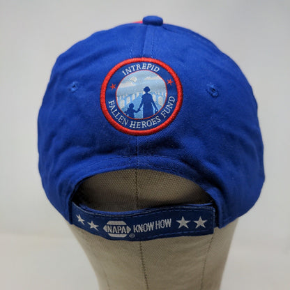 Napa Racing Men's Strapback Hat Blue OSFM Embroidered Logo Fallen Heroes Fund