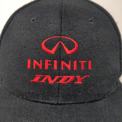Planet Nissan Men's Infinity Snapback Hat Black Embroidered Logo