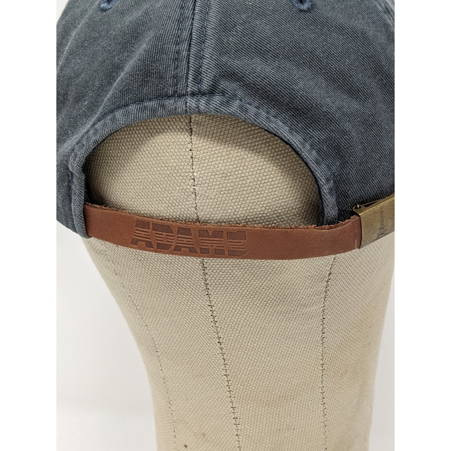 Prock Marine Company Hat Adams Brand Slideback Adjustable Black Embroidered
