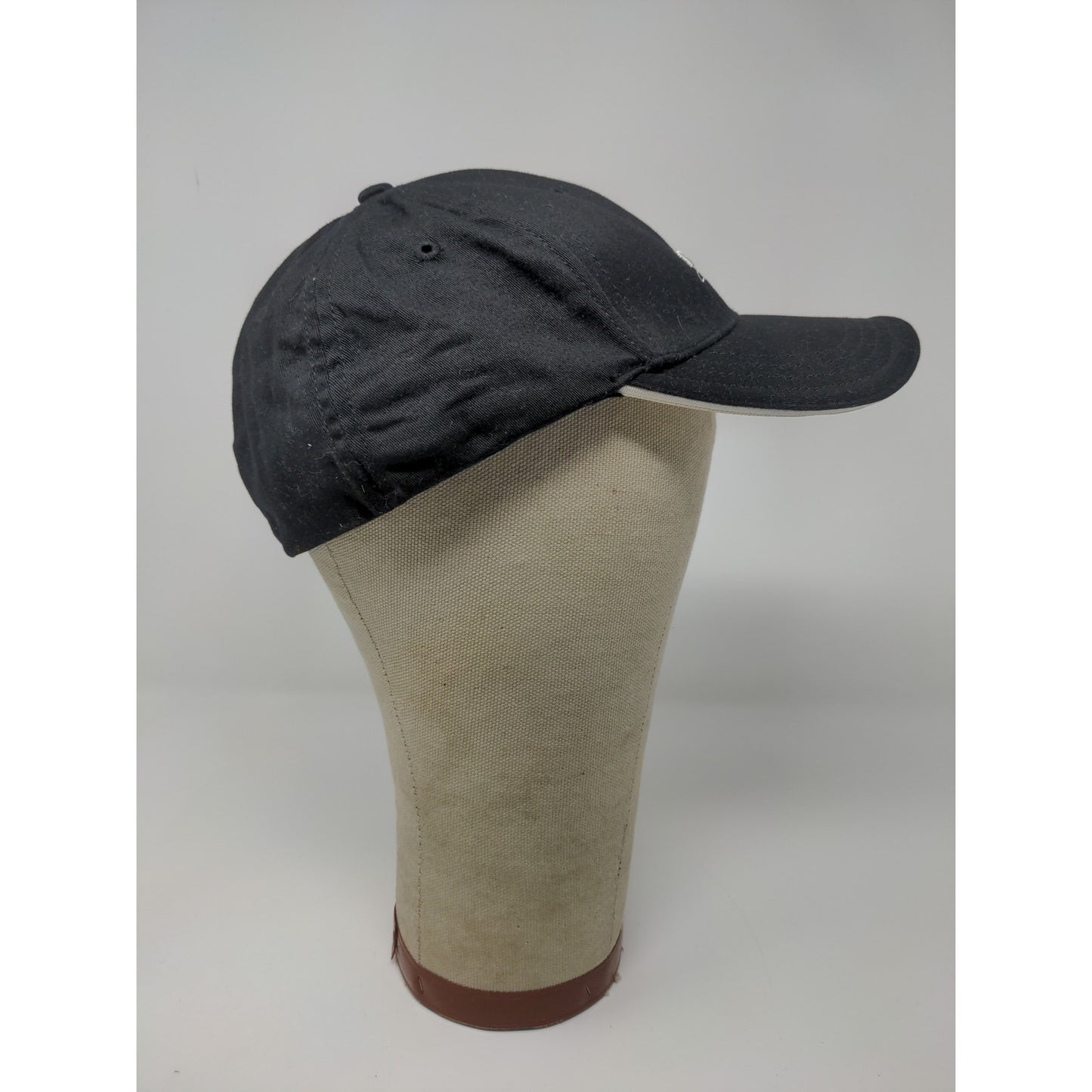 Nautica Competition Fitted Hat Size L/XL Black Embroidered Spell Out