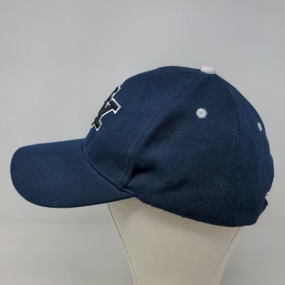 Unbranded Men's Strapback Hat Blue Adjustable Embroidered NYC New York City Logo