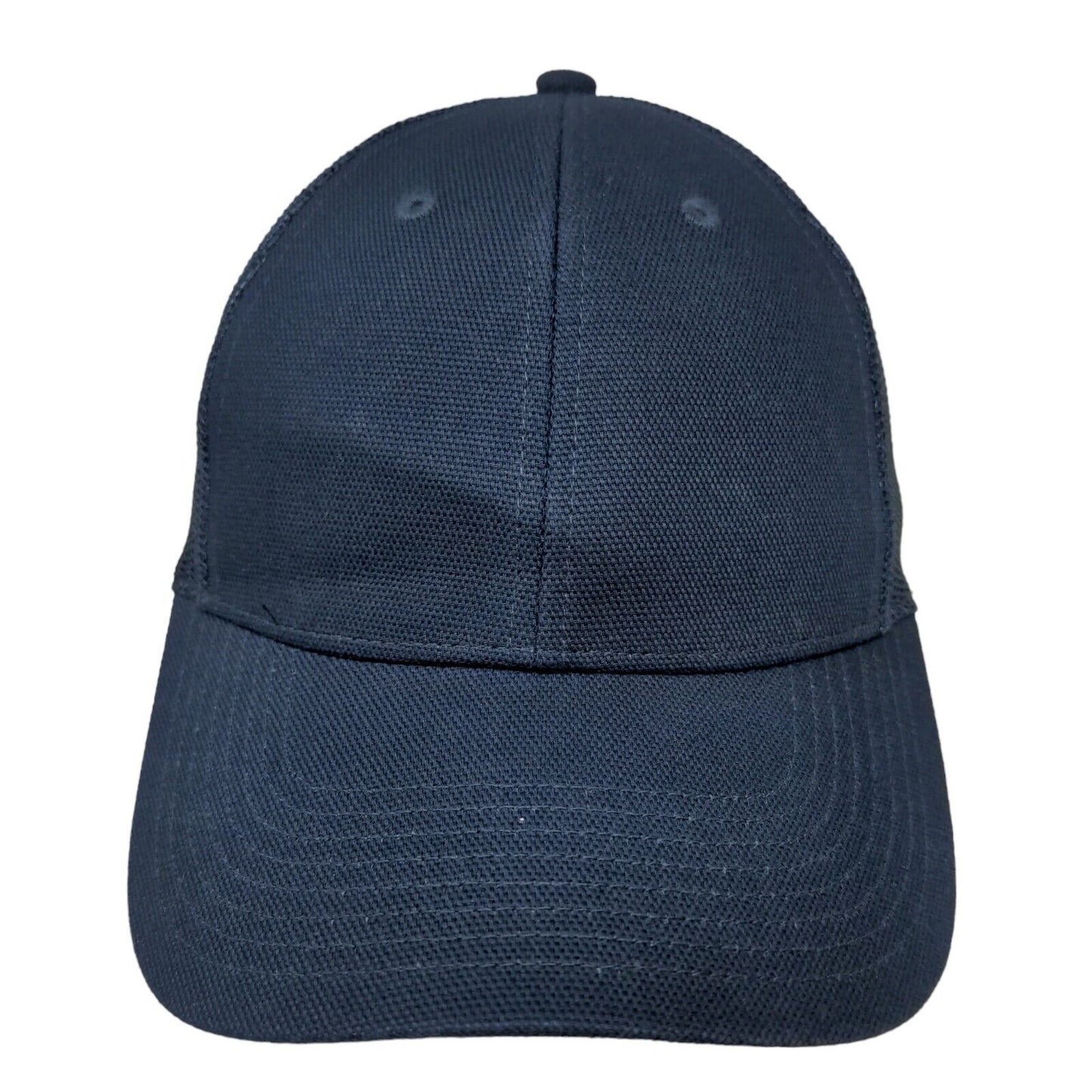 CornerStone Men's Snapback Mesh Back Hat Blue Adjustable Blank Cotton