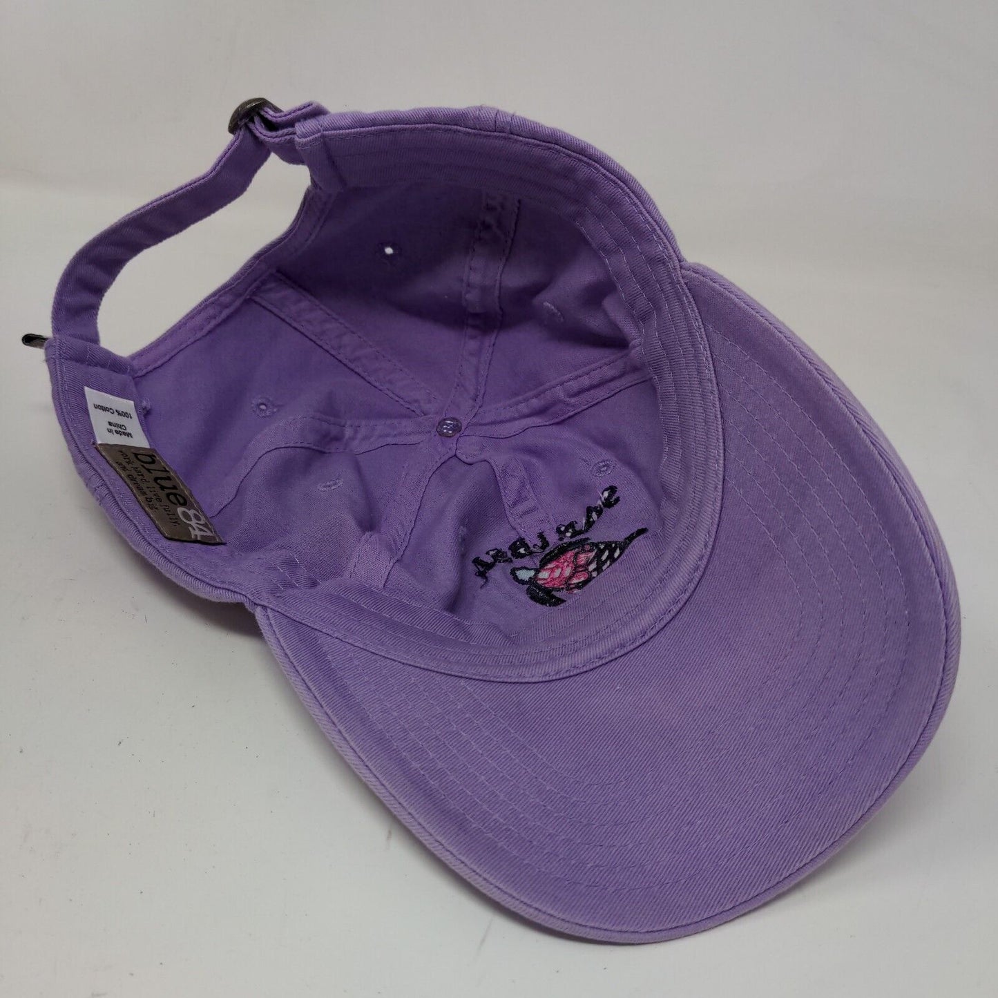 Blue 84 Women's Slideback Hat Purple Sanibel Island Embroidered Logo