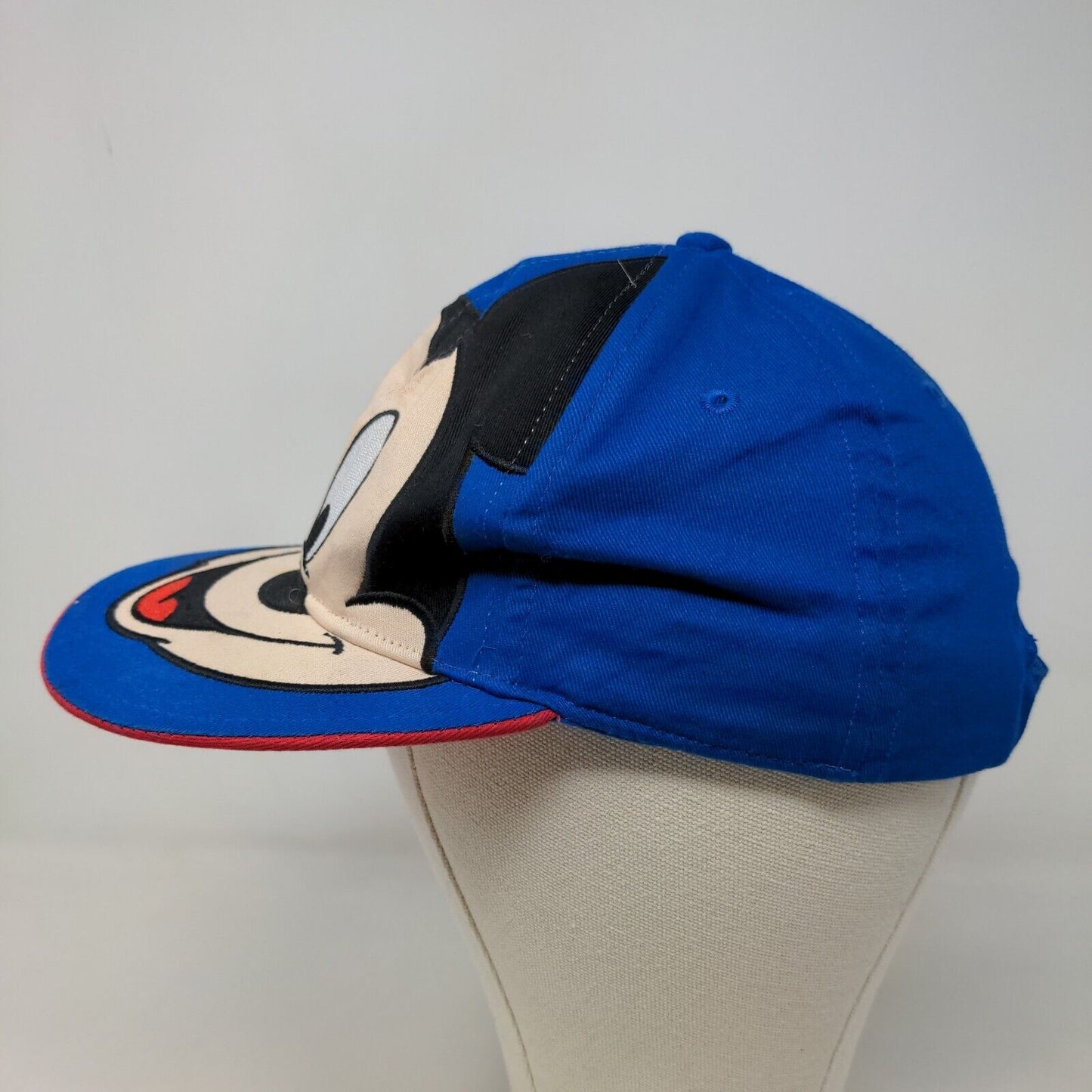 Disney Boy's Strapback Hat Blue Adjustable Embroidered Mickey Mouse Logo