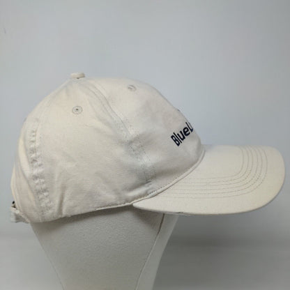 BlueLinx Men's Slideback Hat Tan Adjustable Embroidered Logo Tech