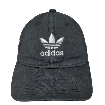 Adidas Men's Slideback Hat Black OSFA Embroidered Trefoil Logo 100% Cotton