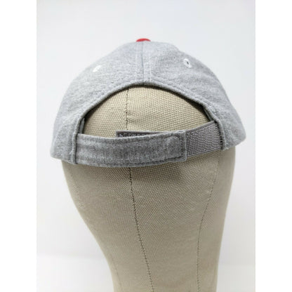 Disney Mickey Mouse Baseball Hat Cap Strapback Gray Embroidered Character