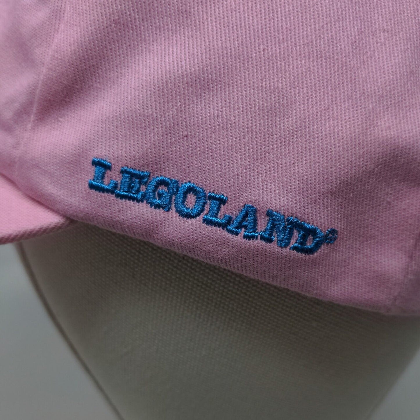 Legoland Women's Slideback Hat Pink Adjustable Embroidered Face Unicorn