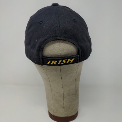 Captivating Headwear Notre Dame Fighting Irish Strapback Hat Blue Embroidered