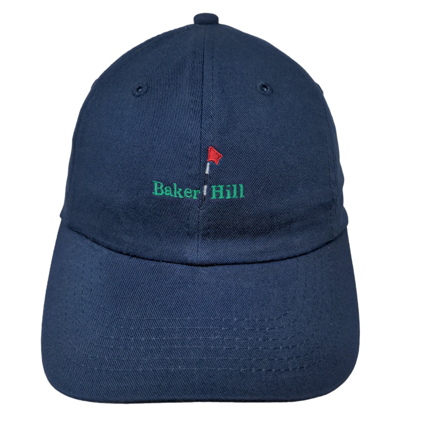 Imperial Men's Slideback Hat Blue OSFA Embroidered Baker Hill Golf Staff Logo