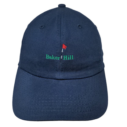 Imperial Men's Slideback Hat Blue OSFA Embroidered Baker Hill Golf Staff Logo