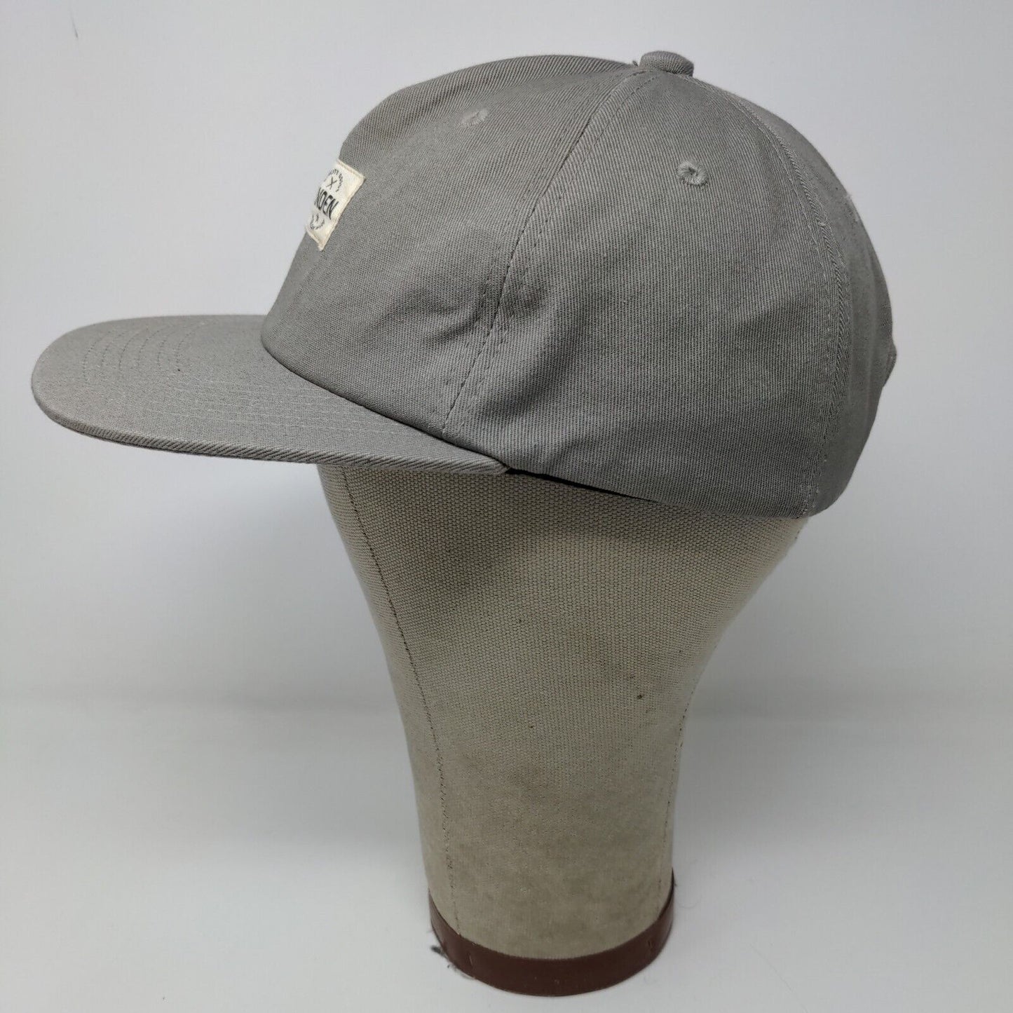 Tenden Slideback Hat Gray Adjustable Patch Logo Cap American Made