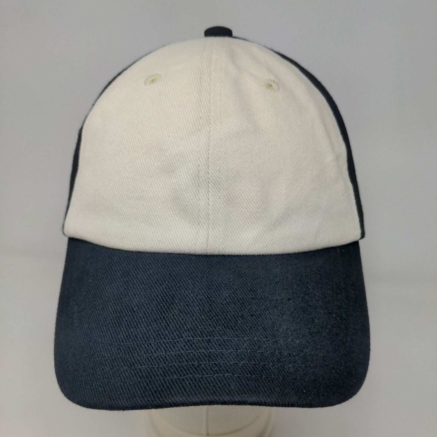 Brandy Melville Women's Slideback Hat Blue White Adjustable Blank