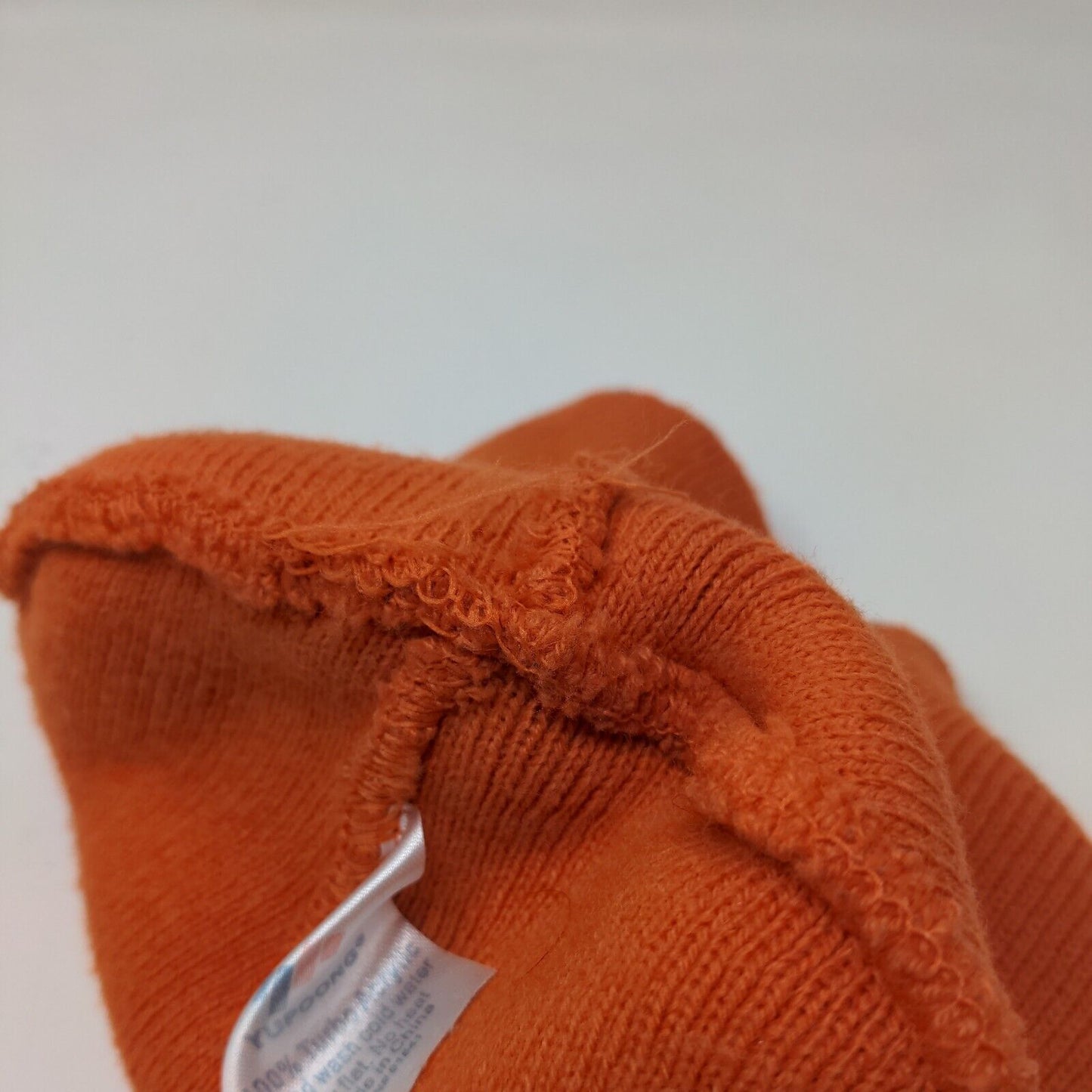 Yupoong Men's Knit Beanie Hat Orange Chicago Bears Embroidered Logo