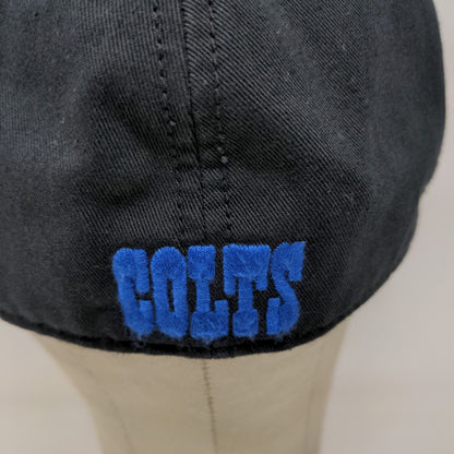 '47 Brand Fitted Hat Black Size L Indianapolis Colts Cap Embroidered Logo