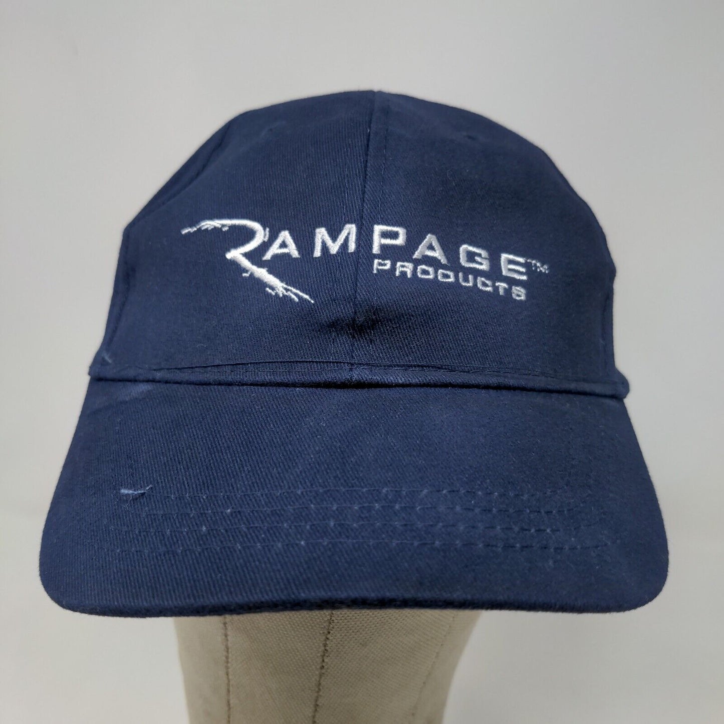 Rampage Products Men's Slideback Hat Blue Embroidered Logo Truck Hero