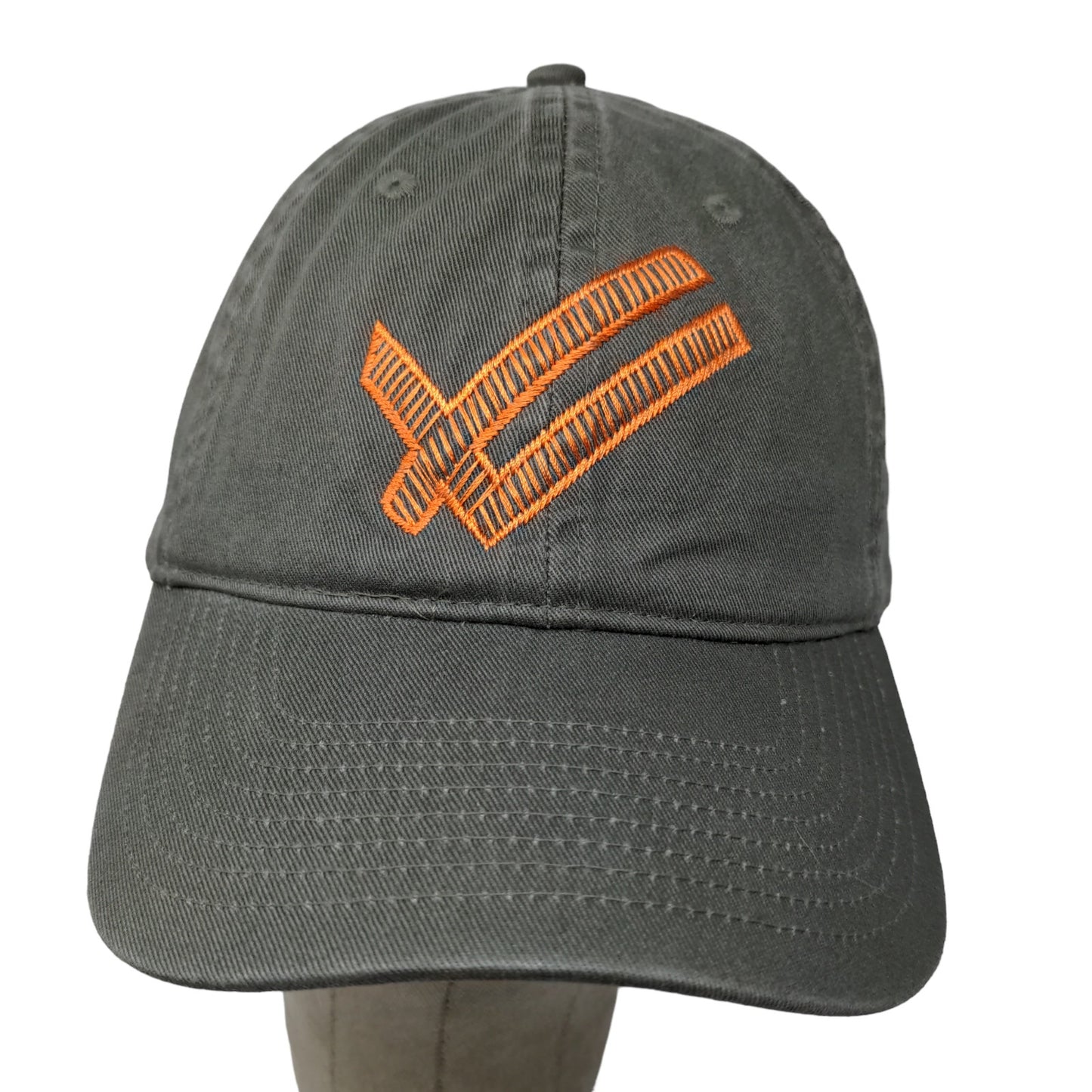 William Rast Racing Men's Slideback Hat Gray Adjustable Embroidered Logo